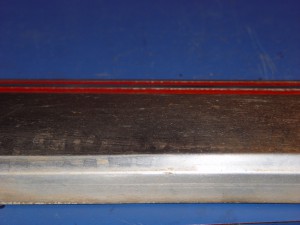 1.The 35-year old stainless steel rocker trim from our 1971 Buick GS has certainly seen better days. While it looks ok from 20 feet, up close it shows the dings, scuffs and haze built up from years of daily use. The only solution is a nice buff job.