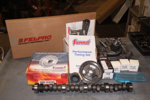 07.We ordered all of the consumable parts from Summit Racing. All of these require cleaning before installation. The original damper on the 289 was separating, so we had to go for a new one.