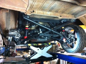 29.We slipped the rotors and brakes onto the spindles and everything fits. This is about as cool as it gets.