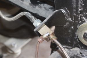 14. We threaded the lines to the T blocks before installing the line clips. This allows for any adjustment to be made.