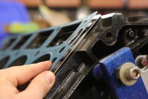 13. LS engine use MLS (Multi-Layered Steel) head gaskets, which are reusable. These new Fel-Pro gaskets will handle high boost too.